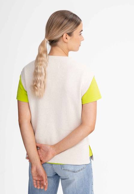 Melawear Damen Jacquard Strick Pullunder JAMUNA Saisonale Angebote