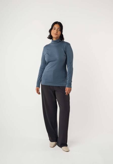 Melawear Damen Turtleneck Shirt ANCHAL Sonderangebote