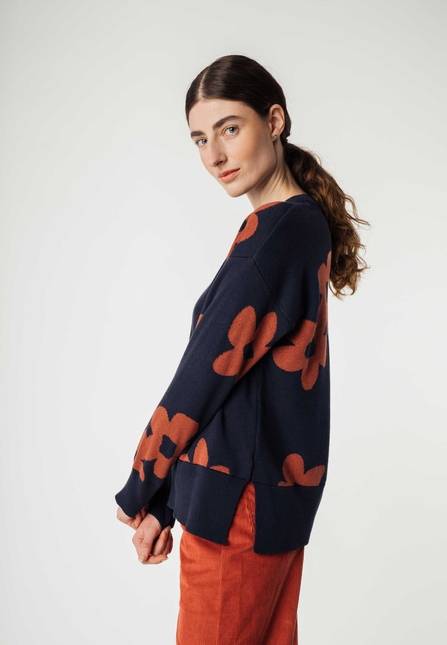 Melawear Jacquard Strickpullover FAIZA Verkauf