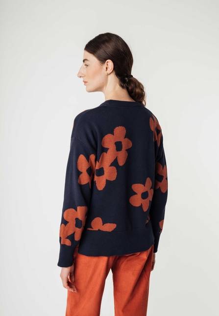 Melawear Jacquard Strickpullover FAIZA Verkauf