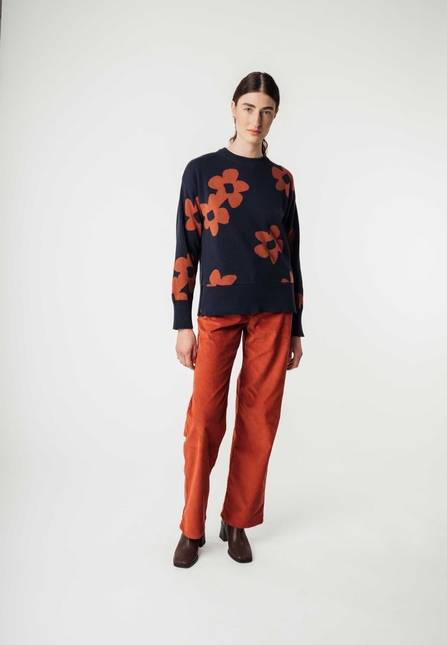 Melawear Jacquard Strickpullover FAIZA Verkauf