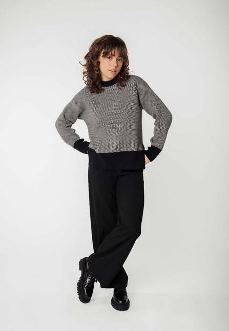 Melawear Jacquard Strickpullover FAIZA Angebote