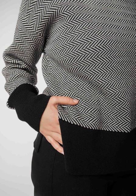 Melawear Jacquard Strickpullover FAIZA Angebote