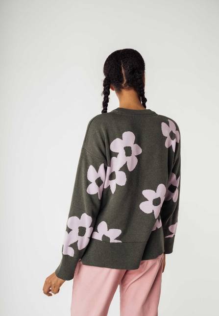 Melawear Jacquard Strickpullover FAIZA Begrenzte Freigabe