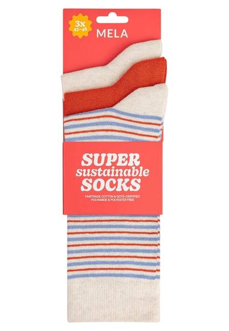Melawear Socken 3er Pack Basic Nur für heute