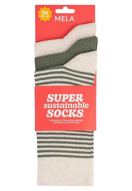 Melawear Socken 3er Pack Basic Schlussverkauf