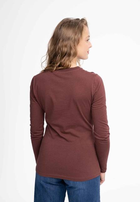 Melawear Damen Basic Langarmshirt DHIVYA Schlussverkauf