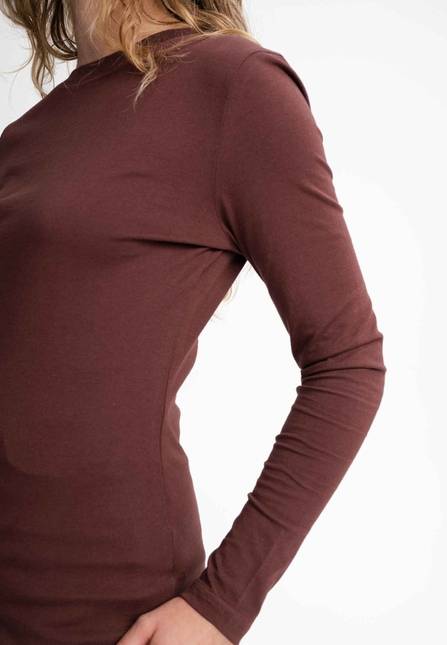 Melawear Damen Basic Langarmshirt DHIVYA Schlussverkauf