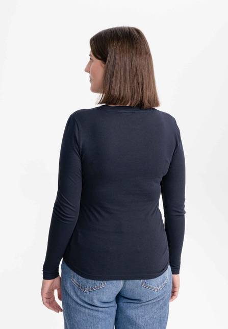 Melawear Damen Basic Langarmshirt DHIVYA Fabrikverkauf