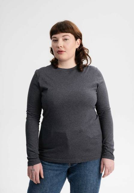 Melawear Damen Basic Langarmshirt DHIVYA Blitzverkäufe
