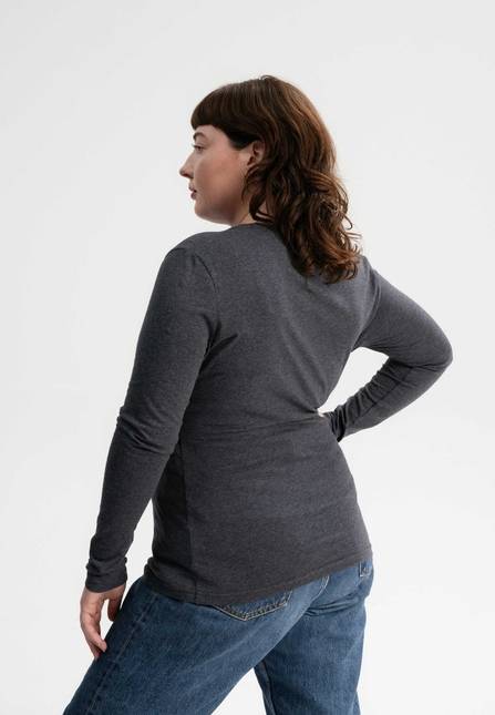 Melawear Damen Basic Langarmshirt DHIVYA Blitzverkäufe