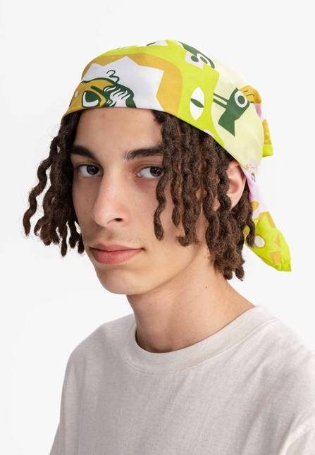 Melawear Unisex Satintuch Artist Edition Kruttika Blitzverkäufe
