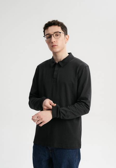 Melawear Herren Langarm Polo Shirt DIVIT