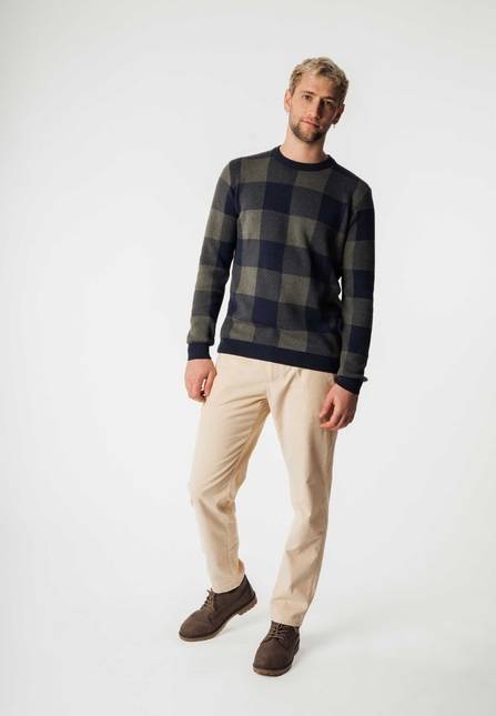 Melawear Jacquard Strickpullover MANAV Verkauf