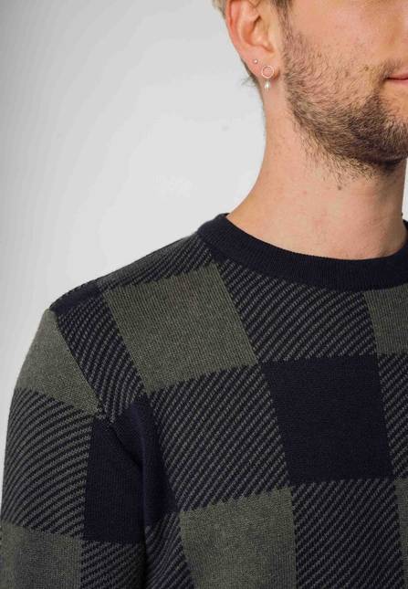 Melawear Jacquard Strickpullover MANAV Verkauf