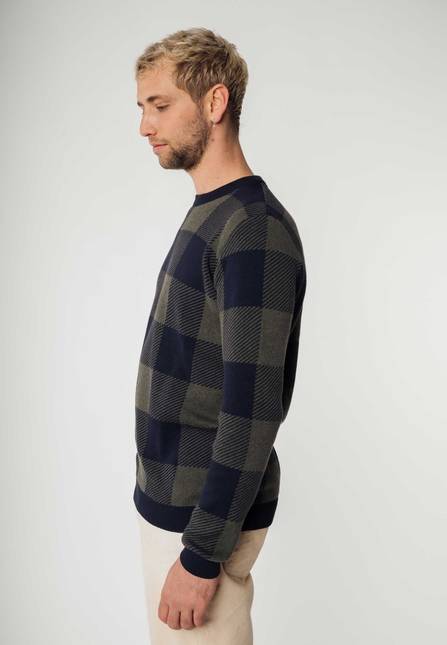 Melawear Jacquard Strickpullover MANAV Verkauf