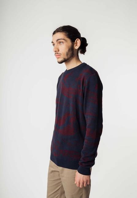 Melawear Jacquard Strickpullover MANAV Angebote