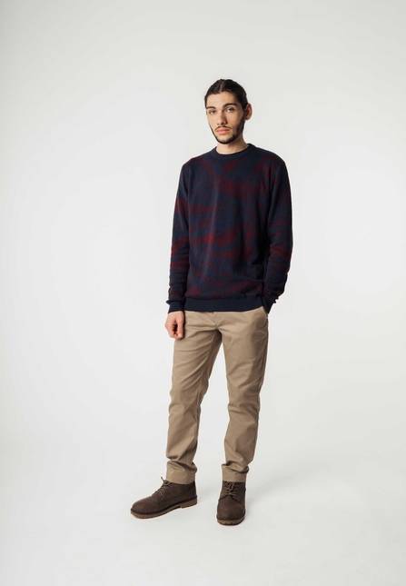 Melawear Jacquard Strickpullover MANAV Angebote