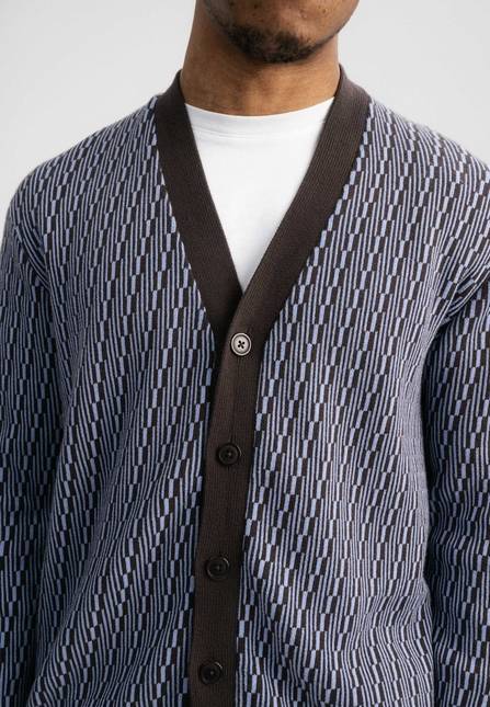 Melawear Jacquard Strick Cardigan JAAPAK Blitzverkäufe