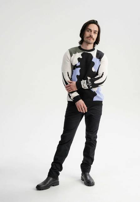 Melawear Jacquard Strickpullover Artist Edition Maggie Verkauf