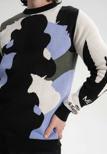 Melawear Jacquard Strickpullover Artist Edition Maggie Verkauf