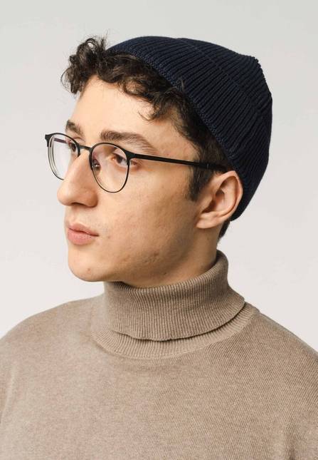 Melawear Unisex Kurze Rippstrick Mütze RAFI Auslauf