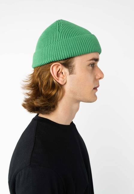 Melawear Unisex Kurze Rippstrick Mütze RAFI im Angebot