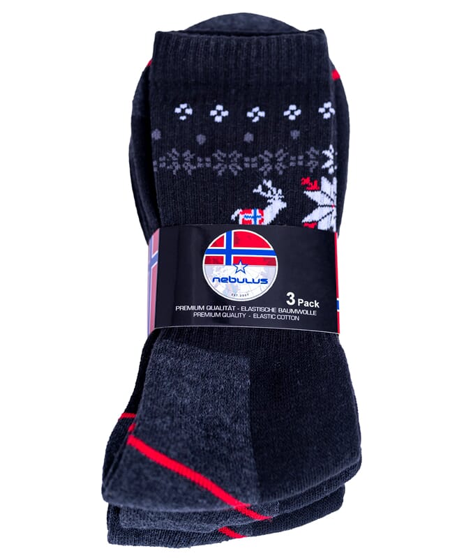 Nebulus Norweger Thermosocken 3er Pack WOOLY Herren Meist gekauft