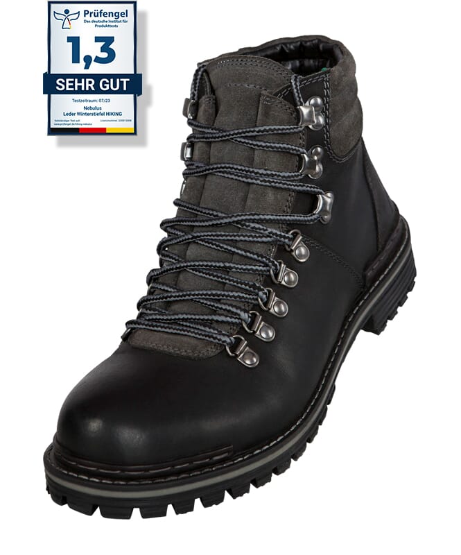 Nebulus Leder Winterstiefel HIKING Herren mit Merinowolle Online
