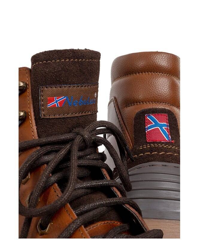 Nebulus Leder Winterstiefel NORDAS Herren mit Merinowolle Verkauf