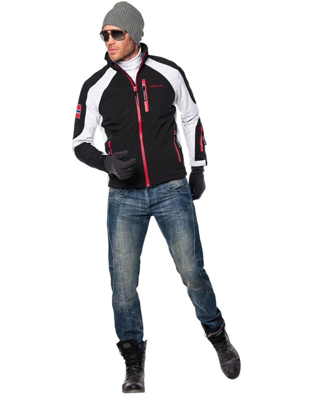 Nebulus Softshell-Skijacke ROCKSHELL Herren Fabrikverkauf