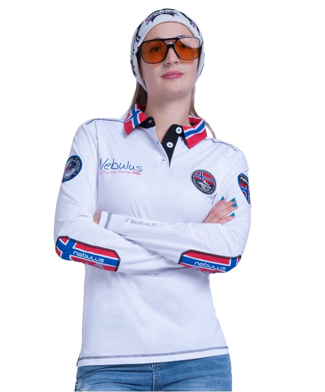 Nebulus Poloshirt langarm BENTY Damen im Angebot