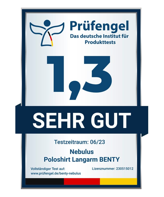 Nebulus Poloshirt langarm BENTY Herren Fabrikverkauf