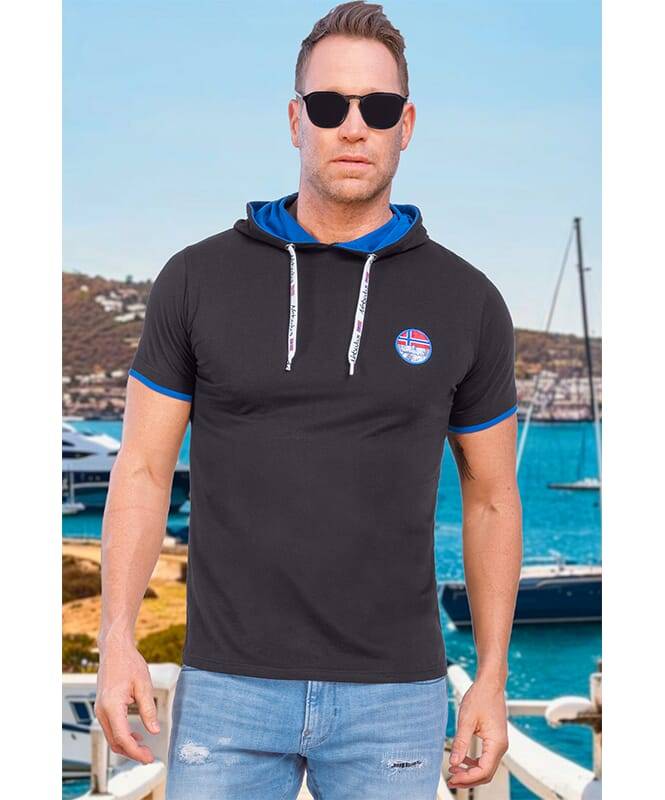 Nebulus T-Shirt Hoody TRACK Herren Outlet