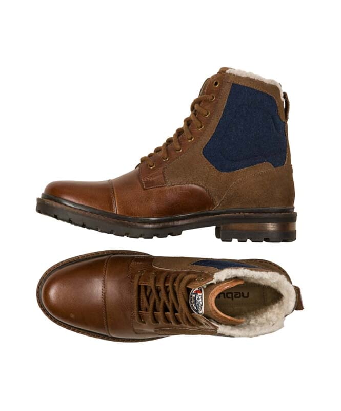 Nebulus Leder Winterstiefel BILL Herren mit Merinowolle Hotsell