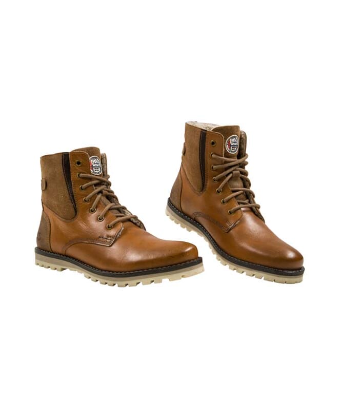 Nebulus Leder Winterstiefel CLARK Herren mit Merinowolle Blitzverkäufe