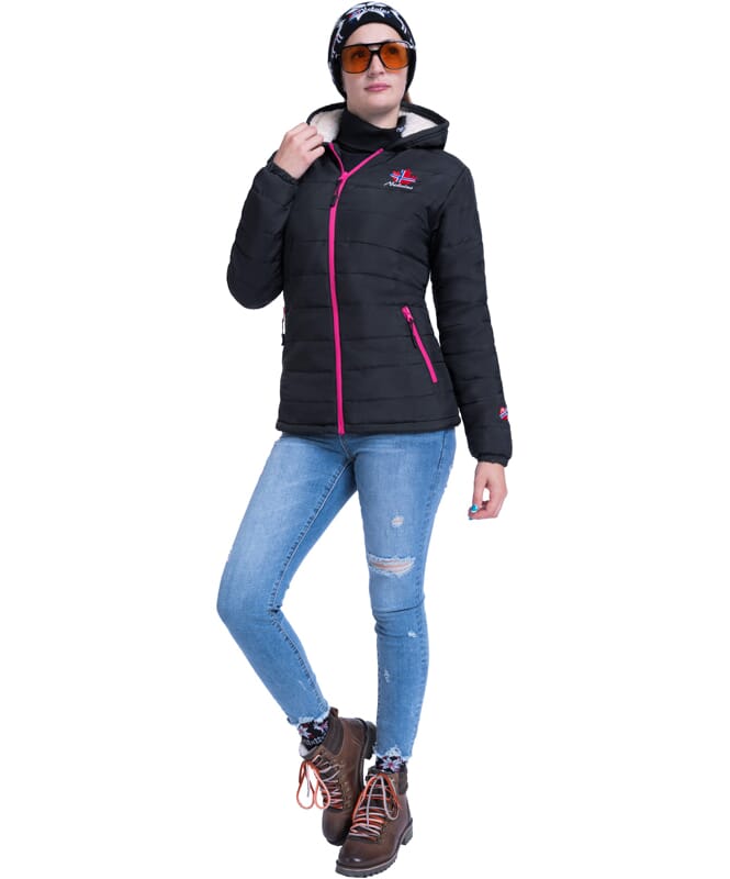 Nebulus Winterjacke mit Teddyfell GLOWFUR Damen Angebote
