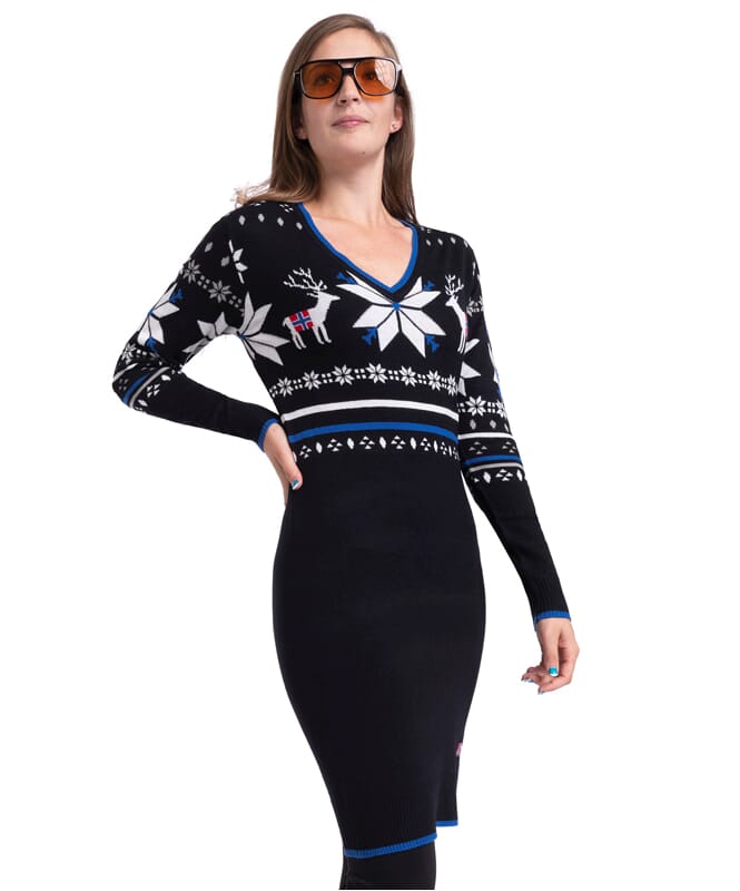 Nebulus Norweger Strickkleid NORRA Damen Angebote