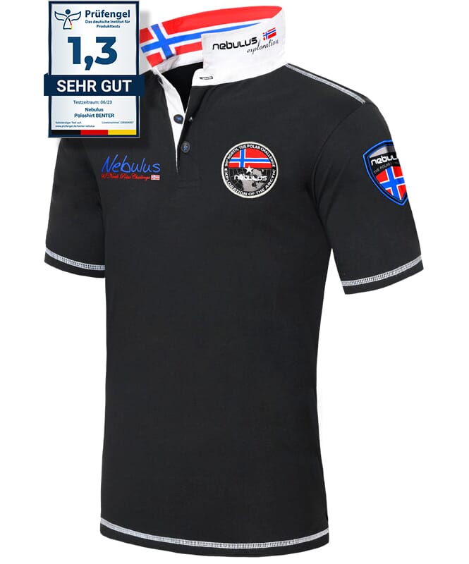 Nebulus Poloshirt BENTER Herren Auslauf