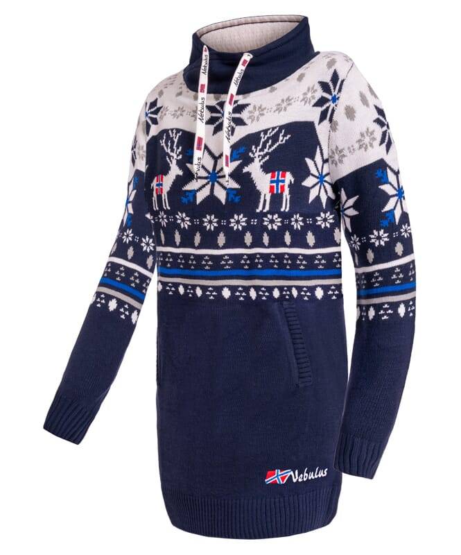 Nebulus Norweger Strickkleid FINALY Damen Outlet