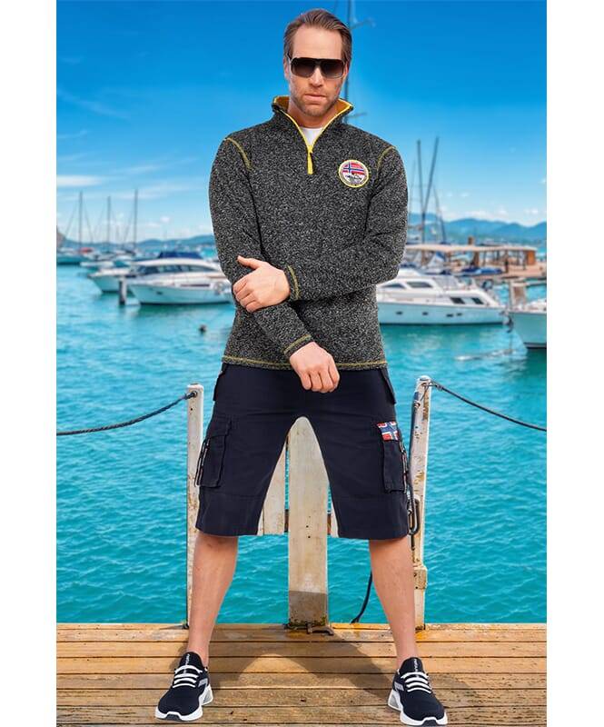 Nebulus Fleecepullover JIMI Herren Auslauf