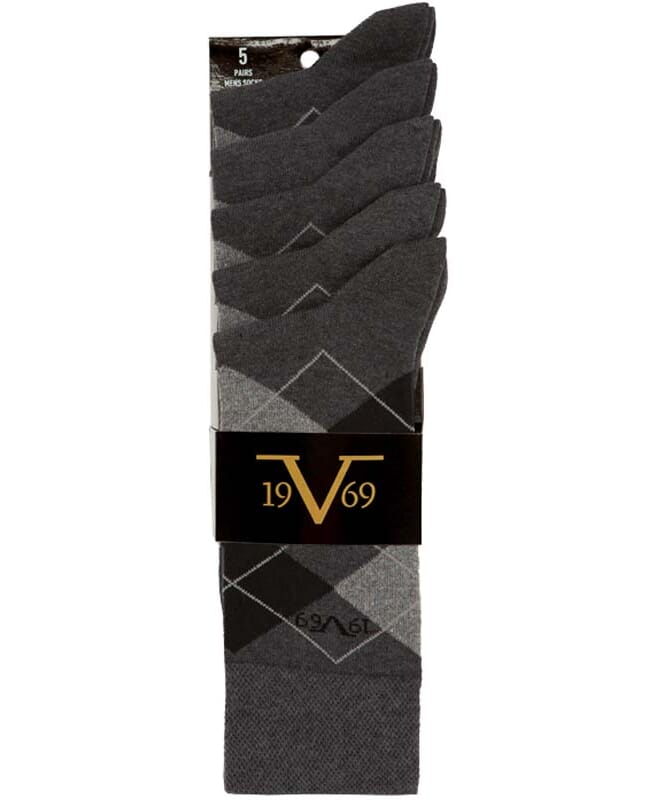 Nebulus 19V69 5erPack Business Socken kariert Herren Verkauf
