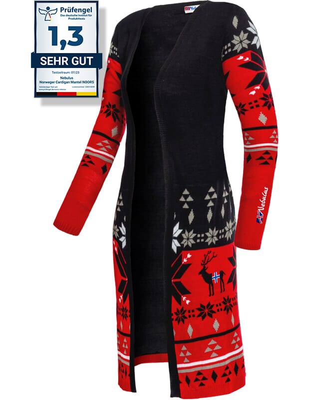 Nebulus Norweger Cardigan Strickjacke Mantel NOORS Damen Flash Sale