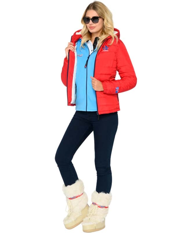 Nebulus Winterjacke mit Teddyfell GLOWFUR B-Ware Damen Günstiger Verkauf