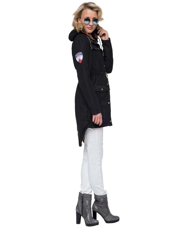 Nebulus Damenparka mit Teddyfell MILANO Damen Fabrikverkauf
