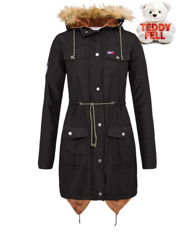 Nebulus Damenparka mit Teddyfell MILANO Damen Fabrikverkauf