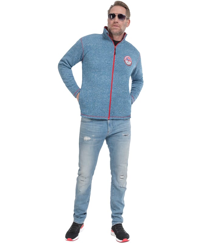 Nebulus Fleecejacke mit Teddyfell FALLOU Herren im Angebot