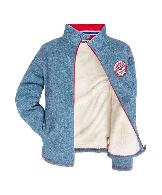 Nebulus Fleecejacke mit Teddyfell FALLOU Herren im Angebot