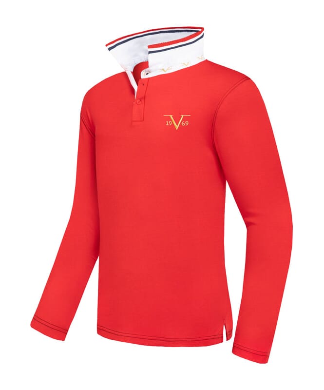 Nebulus 19V69 Langarm Poloshirt Herren Fabrikverkauf
