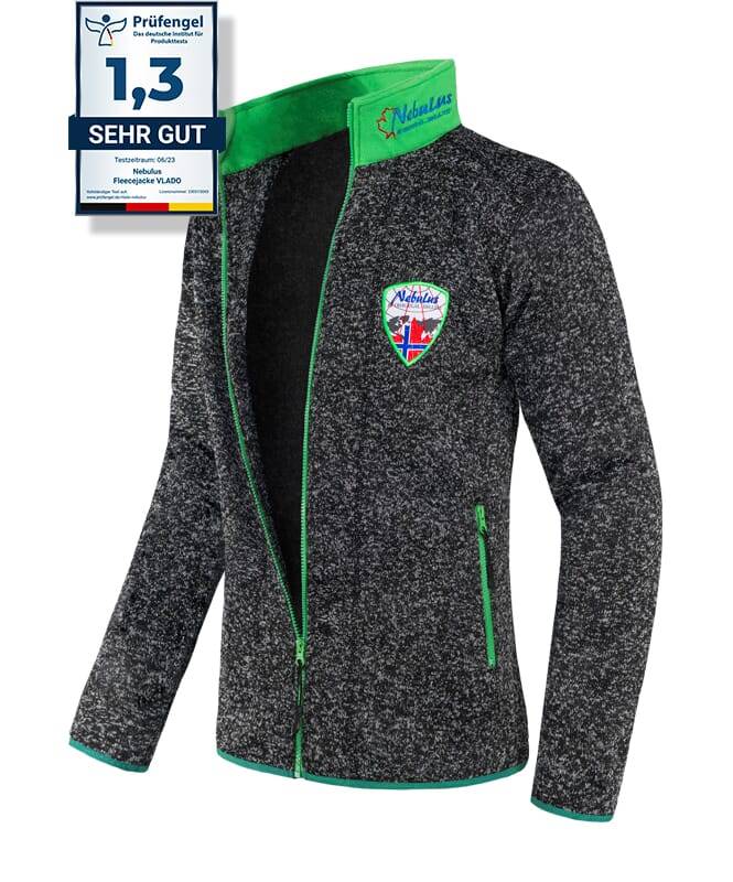 Nebulus Fleecejacke VLADO Herren Letzter Tag